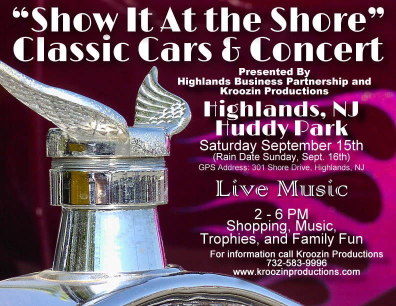 Highlands Classic Cars & Concert “Show It At the Shore”