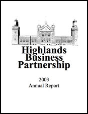 2003 Highlands Business Partnership Annual Report