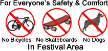 No Bycycles, No Skateboards, No Dogs