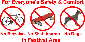 No Dogs, Bikes or Skateboards
