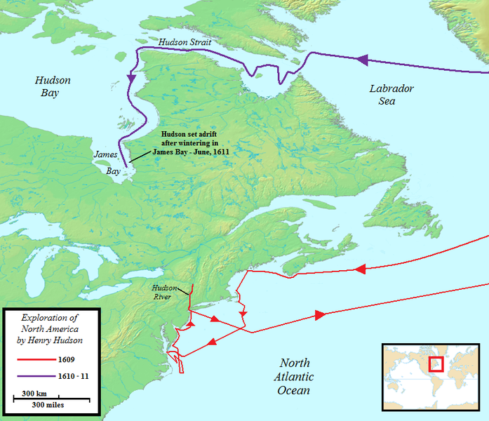 Henry Hudson Voyages